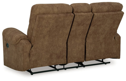 Edenwold - Brindle - Dbl Reclining Loveseat With Console 5