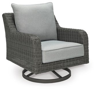Elite Park “Gray” Outdoor Swivel Chair