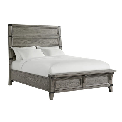 Forge - Queen Bed - Brushed Steel