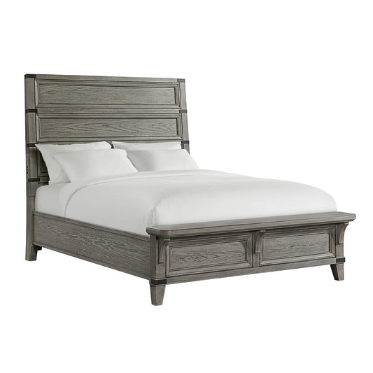 Forge - Queen Bed - Brushed Steel