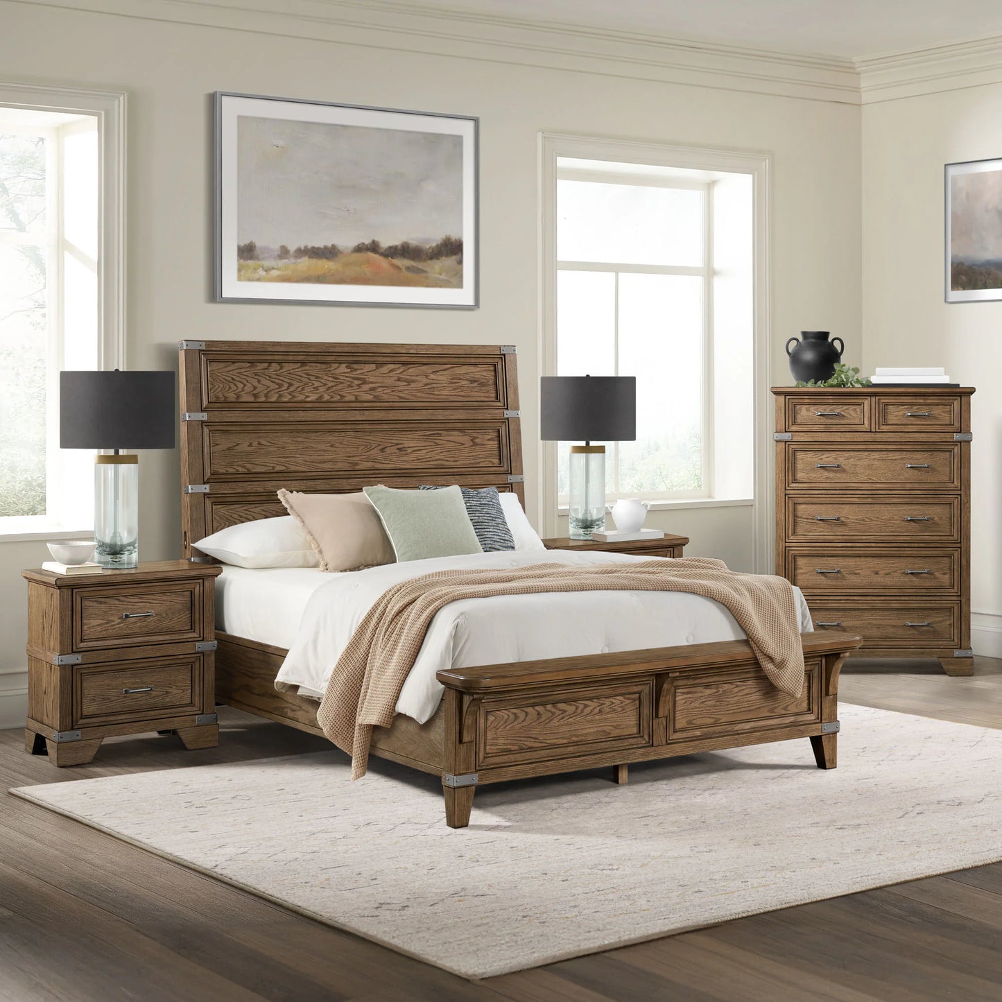 Forge - Queen Bed - Weathered Chestnut