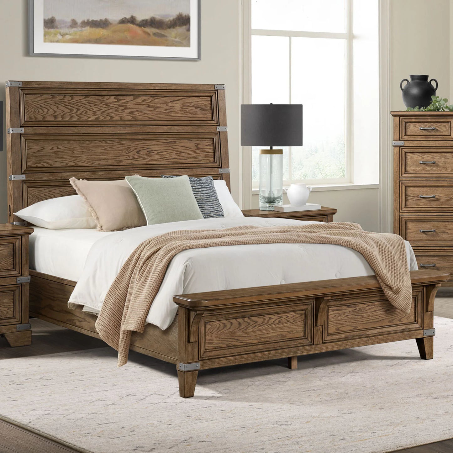 Forge - Queen Bed - Weathered Chestnut