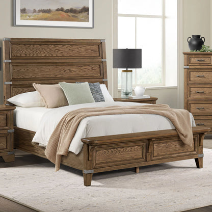 Forge - Queen Bed - Weathered Chestnut