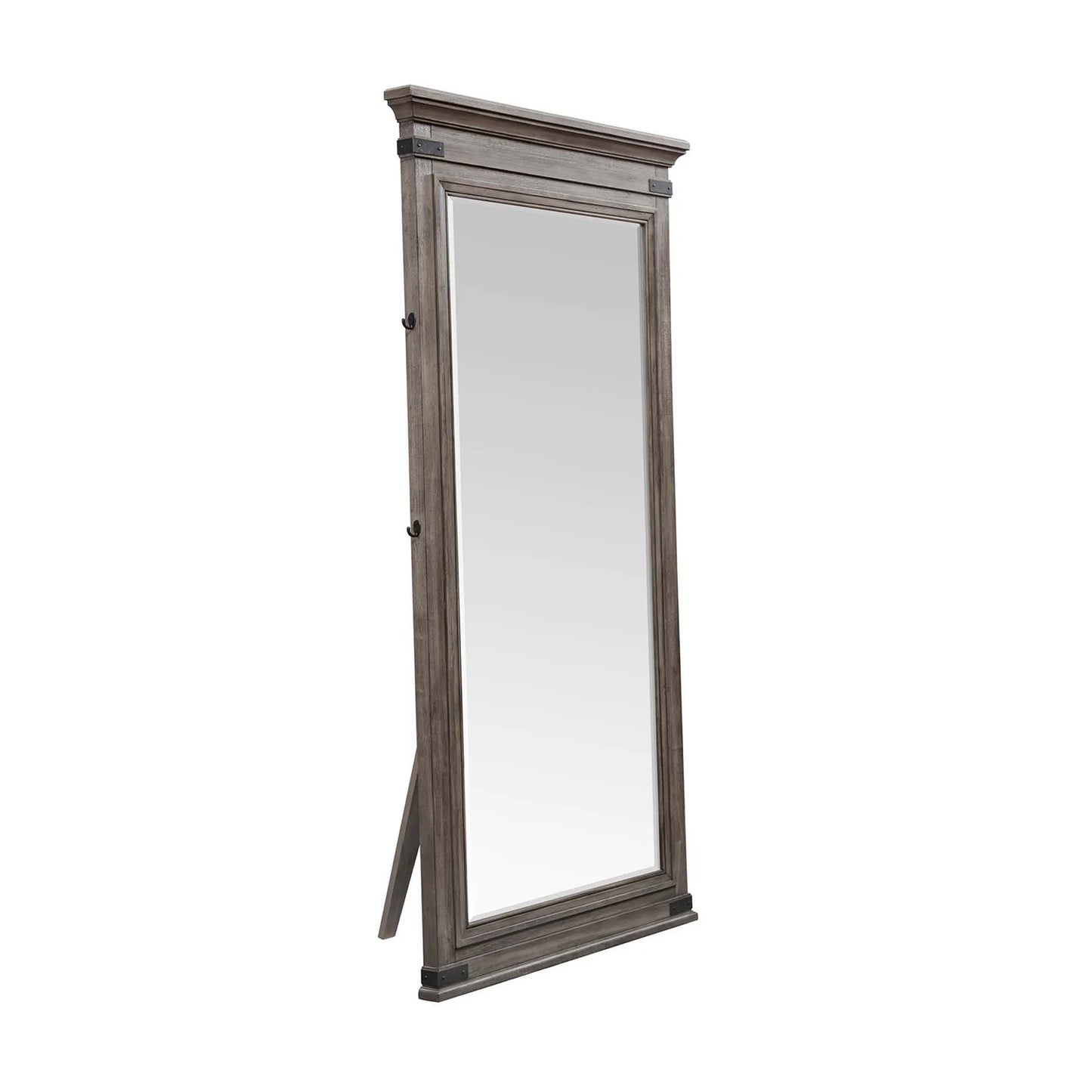 Forge - Tall Mirror - Brushed Steel
