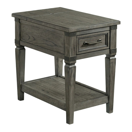 Foundry - Chairside Table - Brushed Pewter