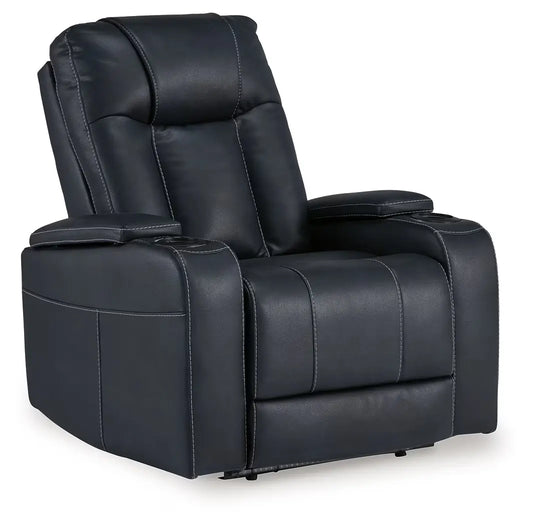 Feazada - Sapphire - Power Recliner With Adj Headrest