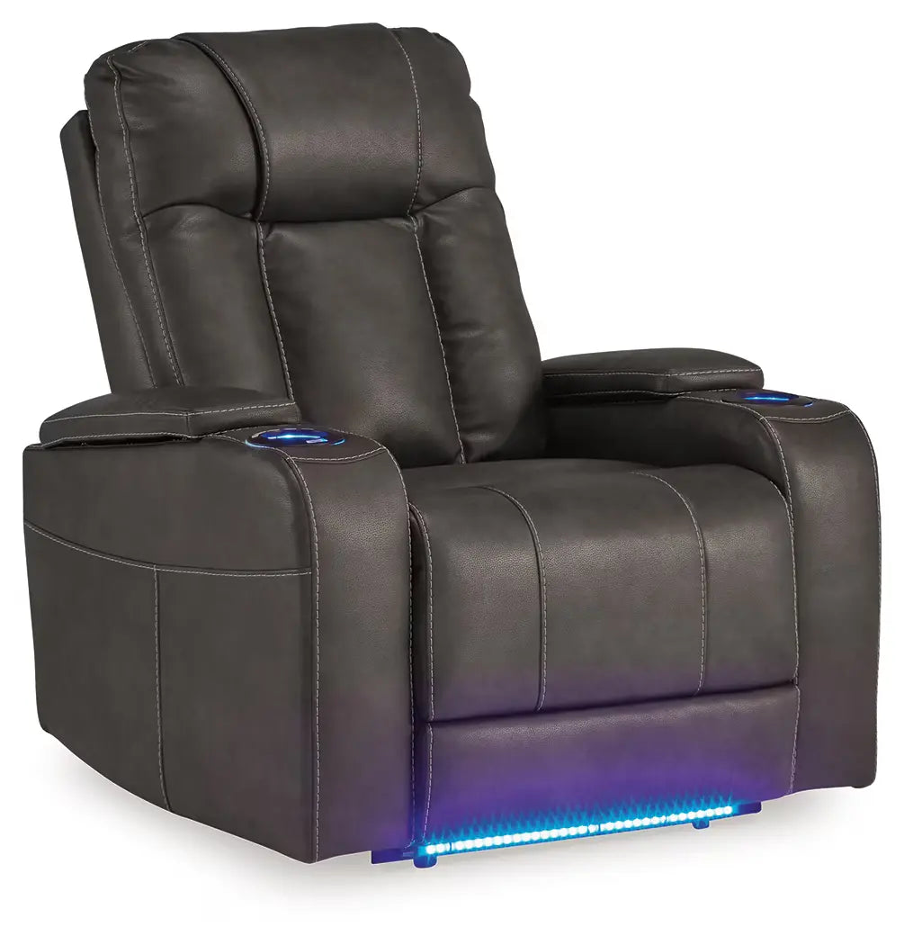 Feazada - Shadow - Power Rocker Recliner With Adj Headrest 2