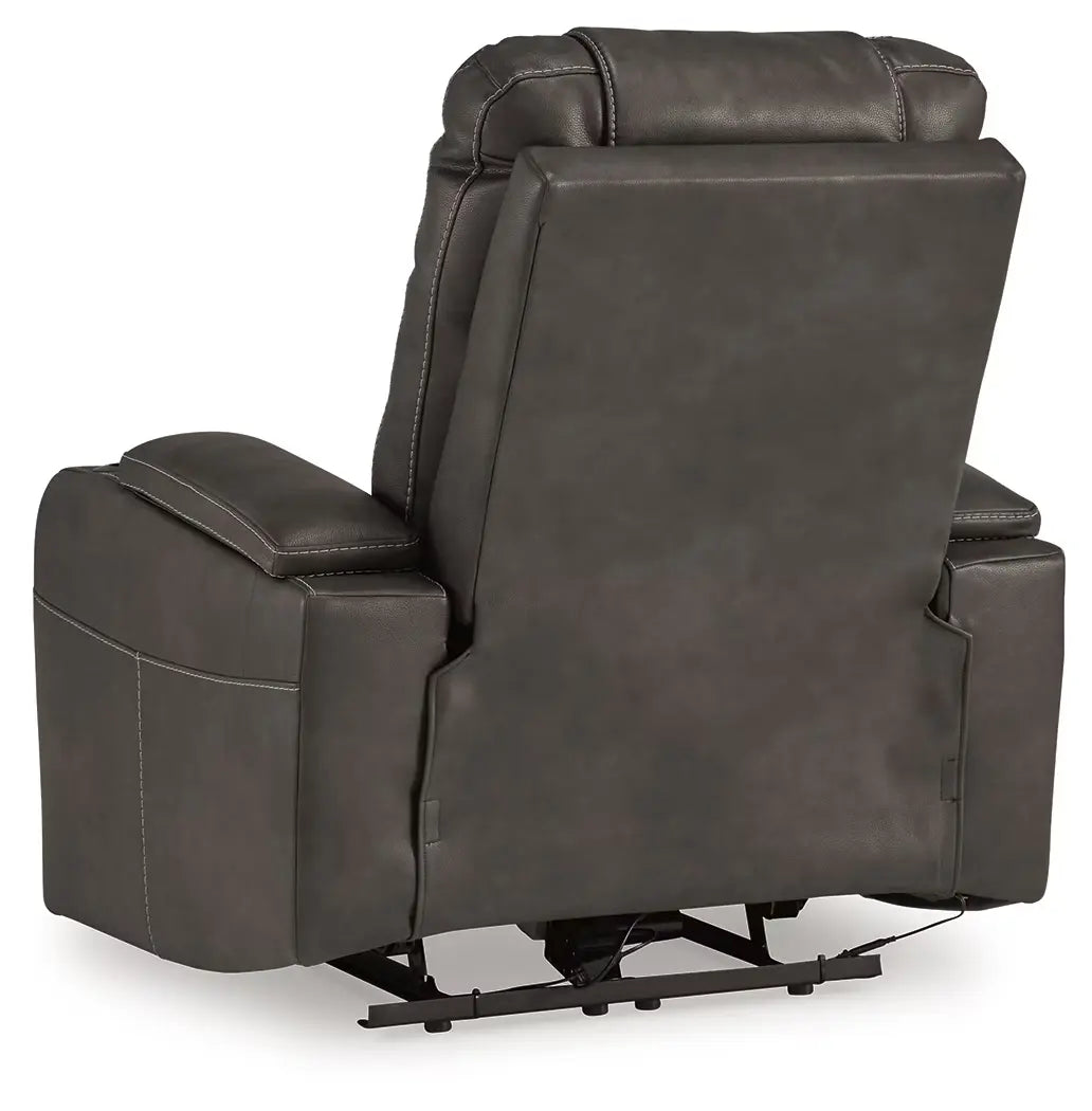 Feazada - Shadow - Power Rocker Recliner With Adj Headrest 6