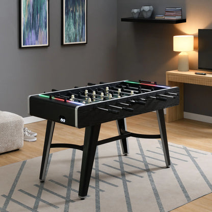 Amaya - Indoor Foosball With LED - Black