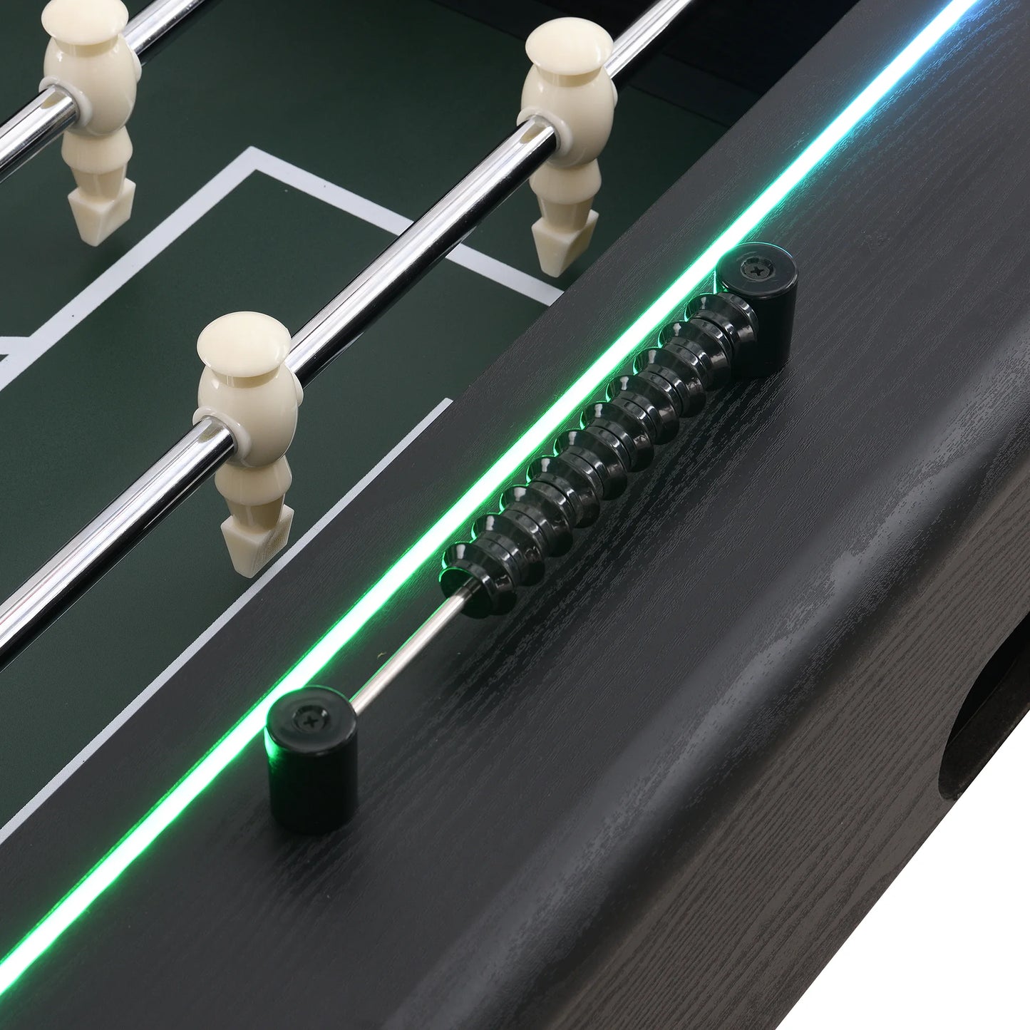 Amaya - Indoor Foosball With LED - Black