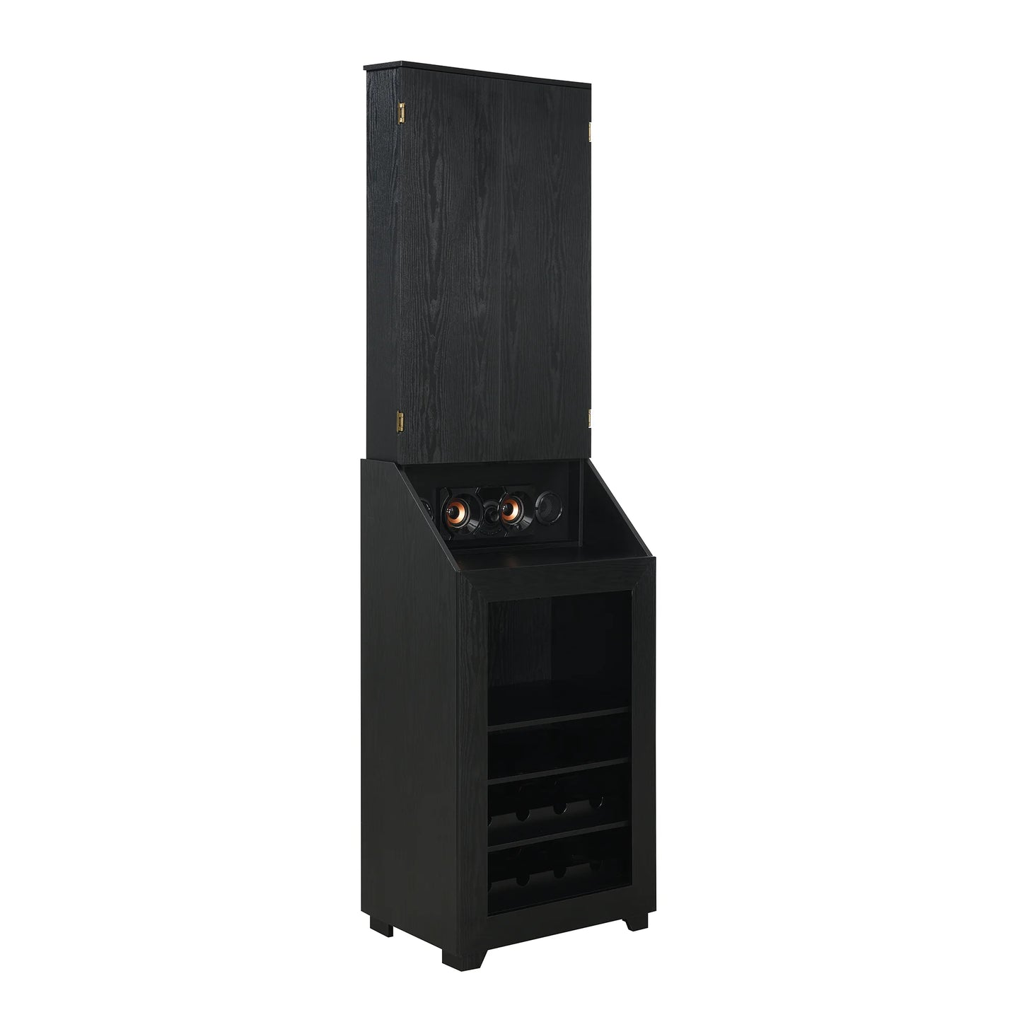 Hurricanes - Dartboard Cabinet With Speaker And LED - Black