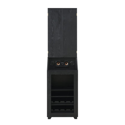 Hurricanes - Dartboard Cabinet With Speaker And LED - Black