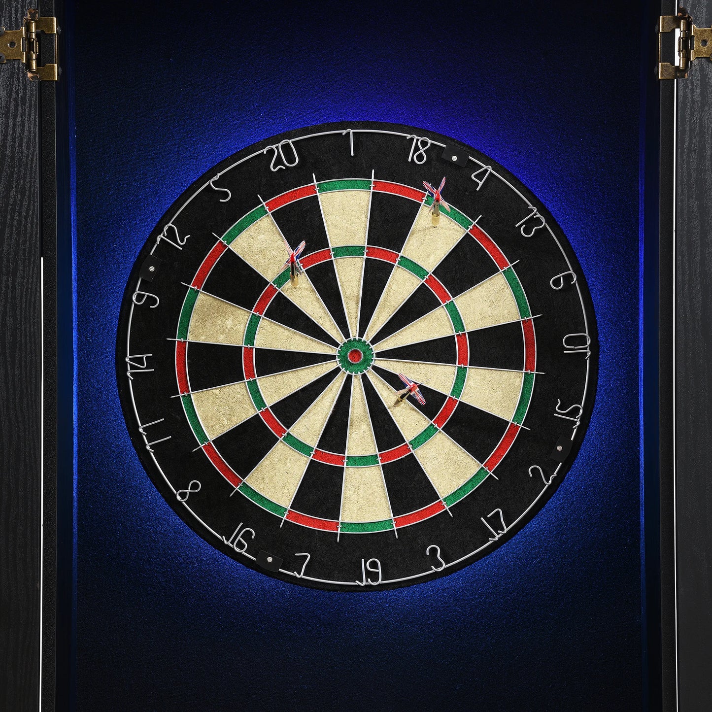 Hurricanes - Dartboard Cabinet With Speaker And LED - Black