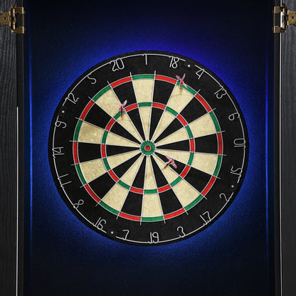 Hurricanes - Dartboard Cabinet With Speaker And LED - Black