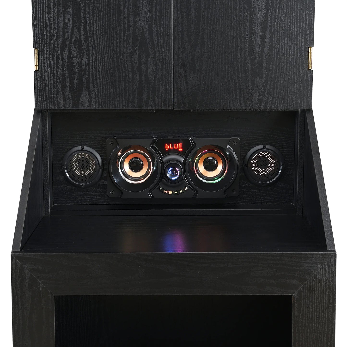 Hurricanes - Dartboard Cabinet With Speaker And LED - Black
