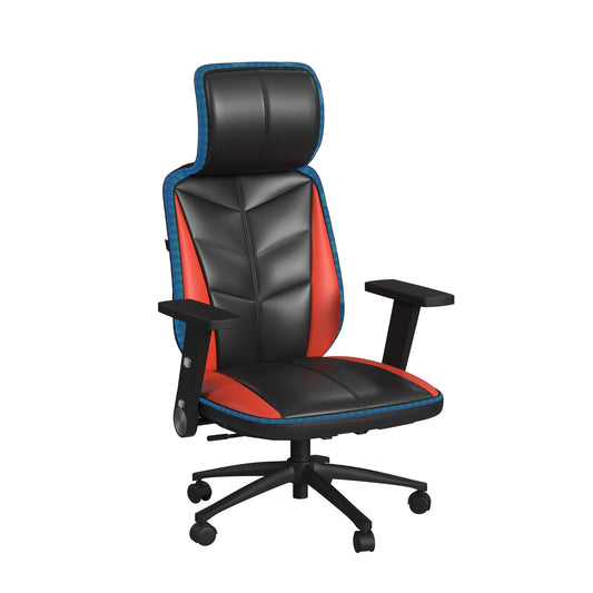 Rollins - Gaming Chair With LED And Speaker - Black And Red