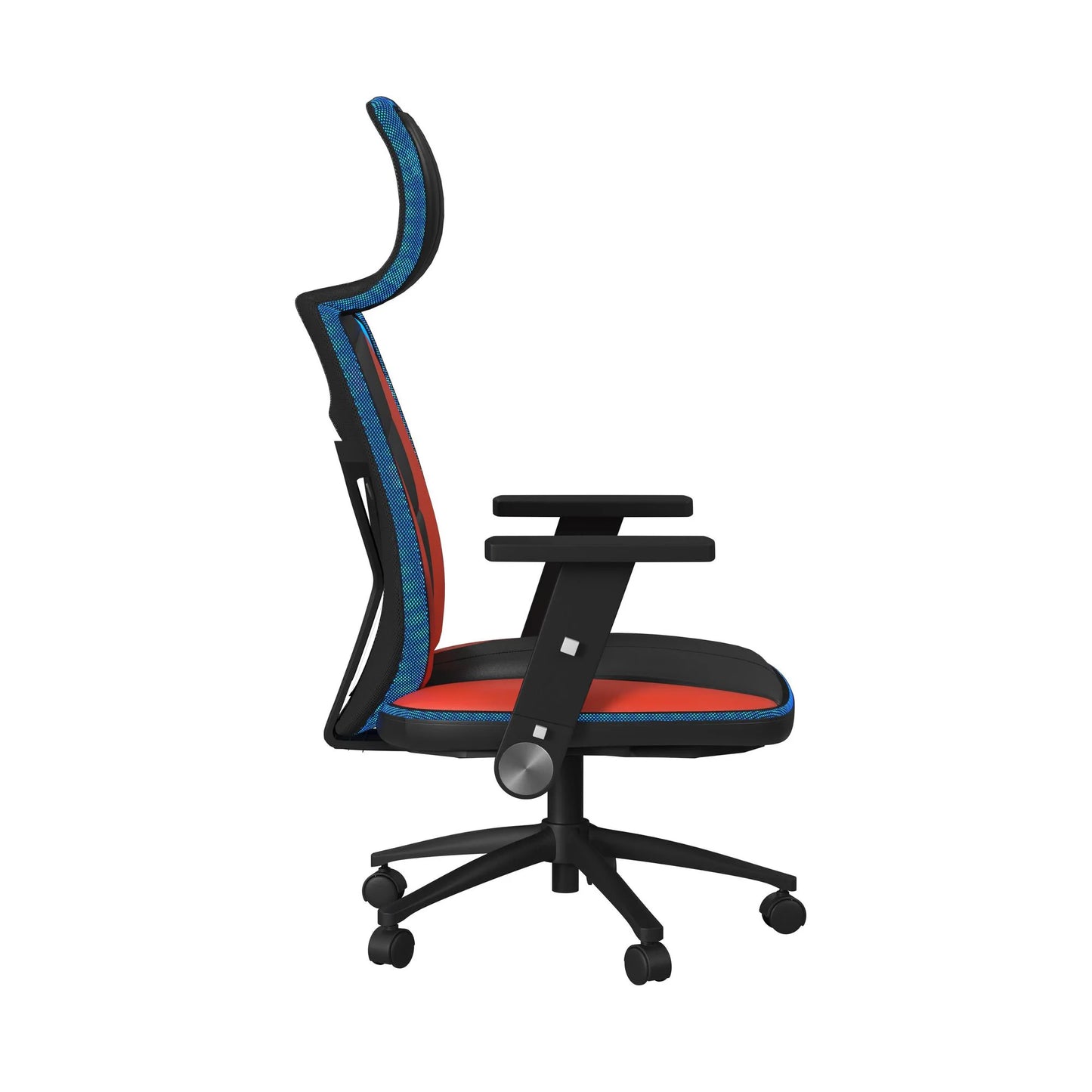 Rollins - Gaming Chair With LED And Speaker - Black And Red