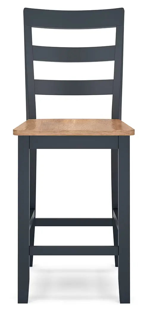 Gesthaven - Natural / Blue - Barstool (Set of 2) 3