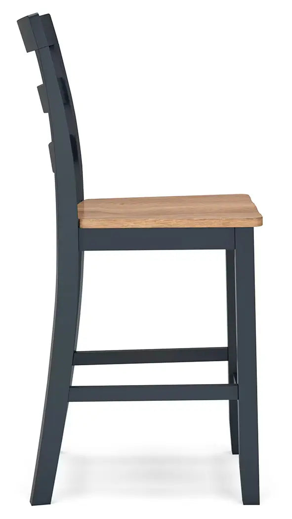 Gesthaven - Natural / Blue - Barstool (Set of 2) 6