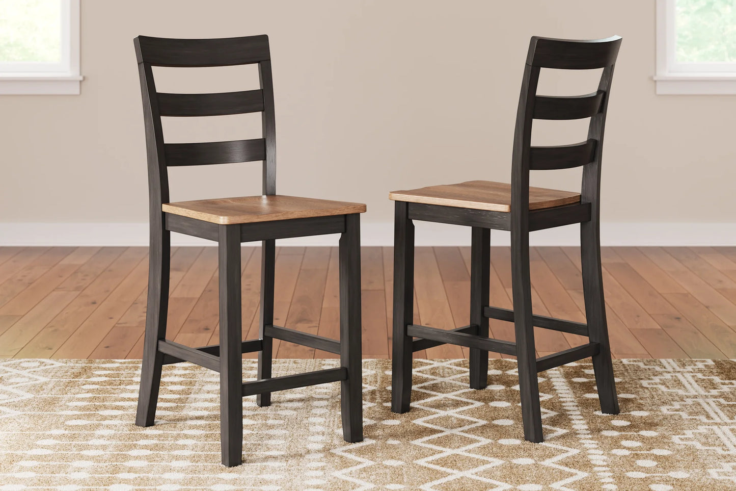 Gesthaven - Natural / Brown - Barstool (Set of 2) 1