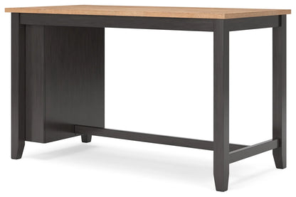 Gesthaven - Natural / Brown - Rectangular Dining Room Counter Table 2