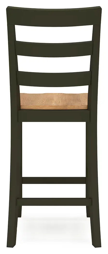 Gesthaven - Natural / Green - Barstool (Set of 2) 7