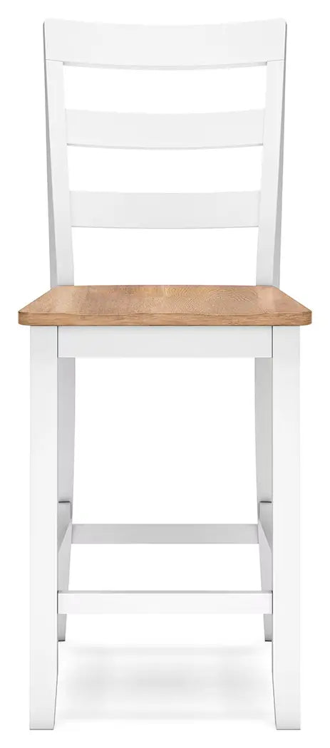 Gesthaven - Natural / White - Barstool (Set of 2) 4