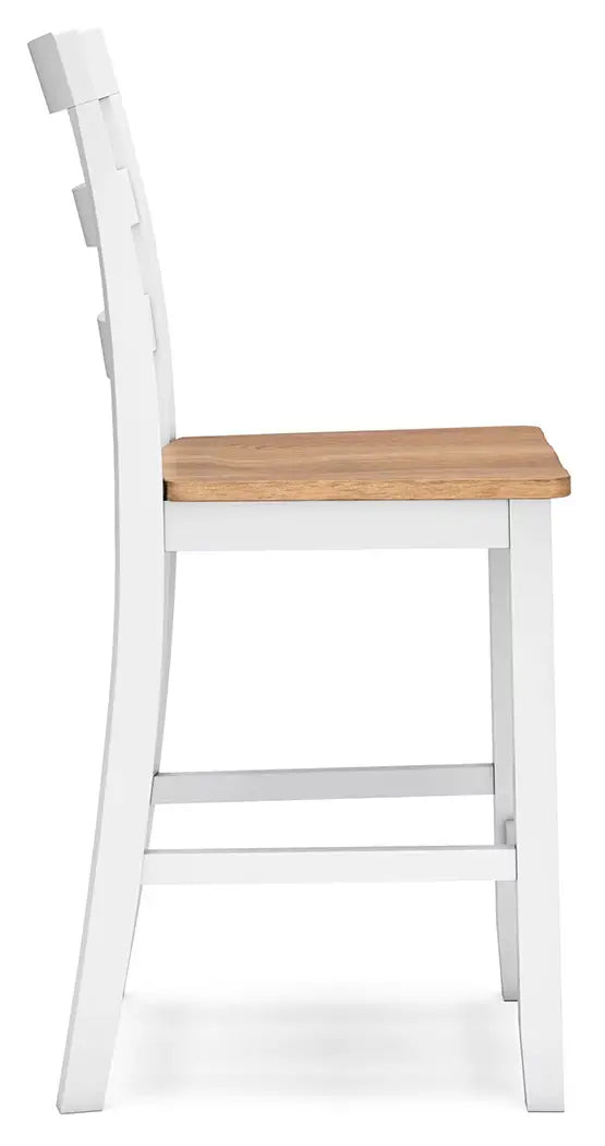 Gesthaven - Natural / White - Barstool (Set of 2) 6