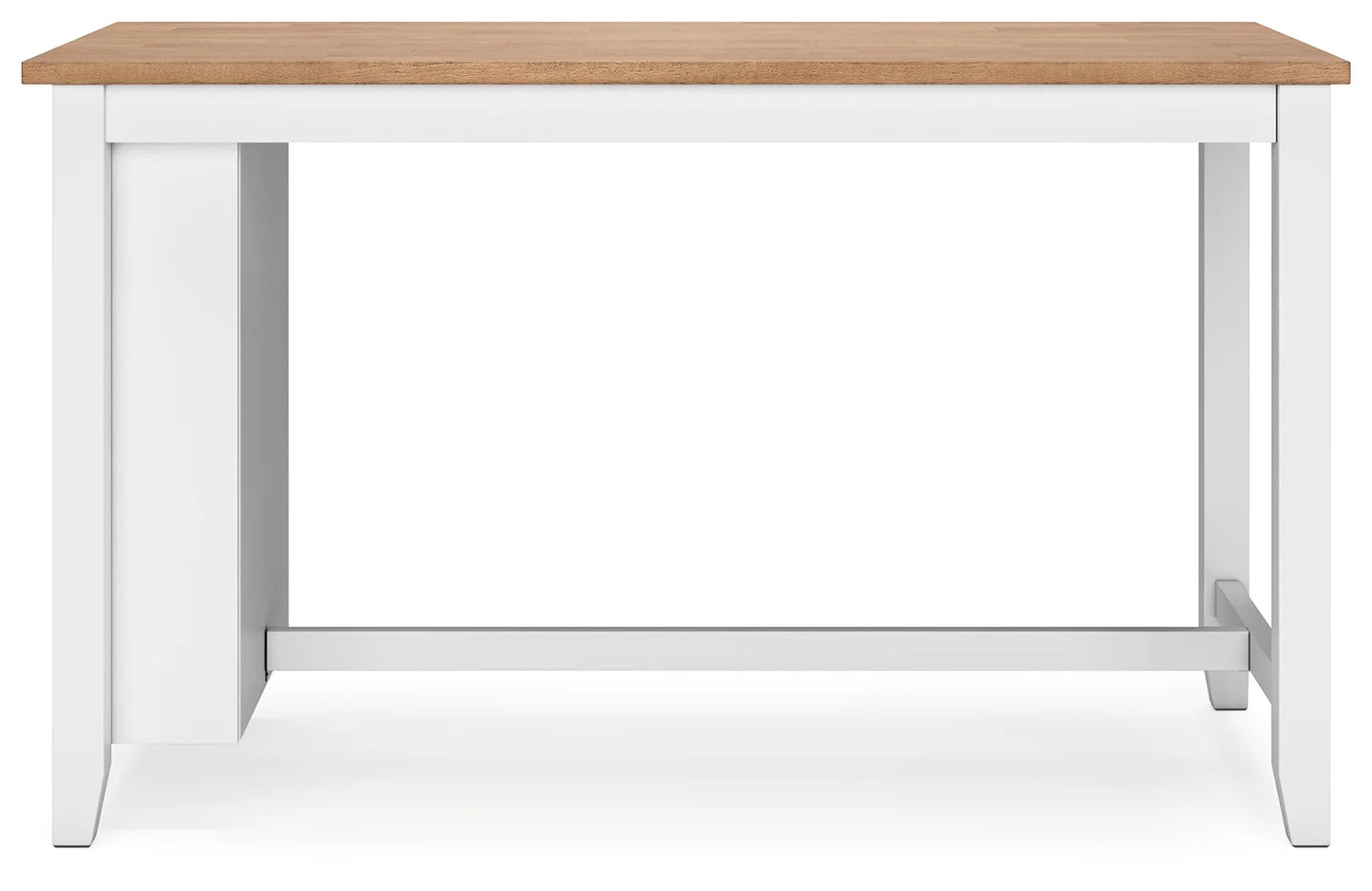 Gesthaven - Natural / White - Rectangular Dining Room Counter Table 2