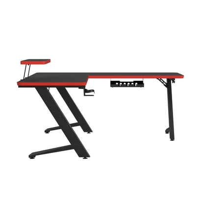 Waterside - L-Shape Desk - Black
