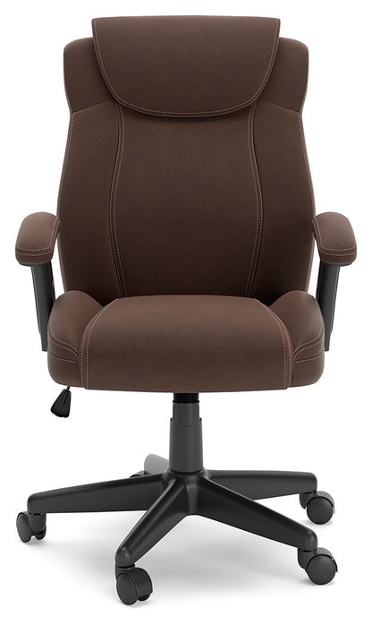 Corbindale - Brown - Home Office Swivel Desk Chair