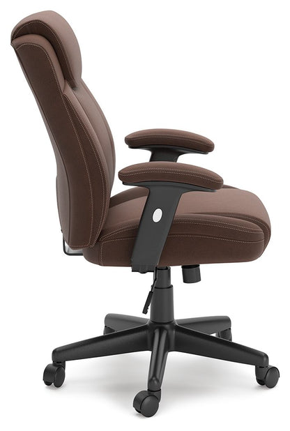 Corbindale - Brown - Home Office Swivel Desk Chair