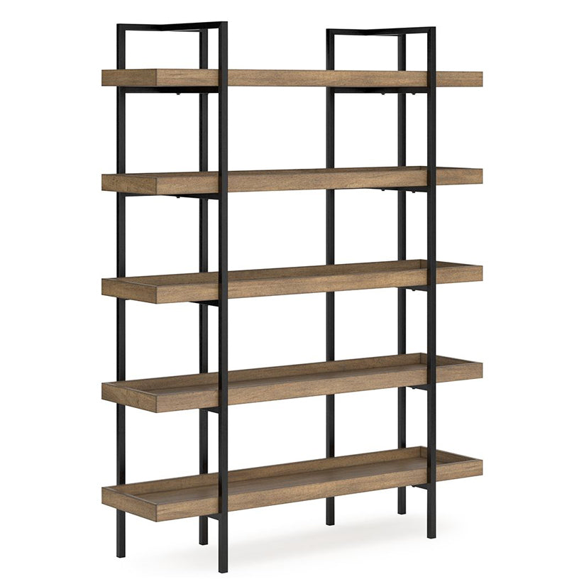 Montia - Light Brown - Bookcase