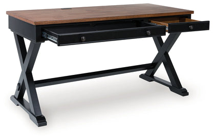 Wildenauer - Brown / Black - Home Office Desk