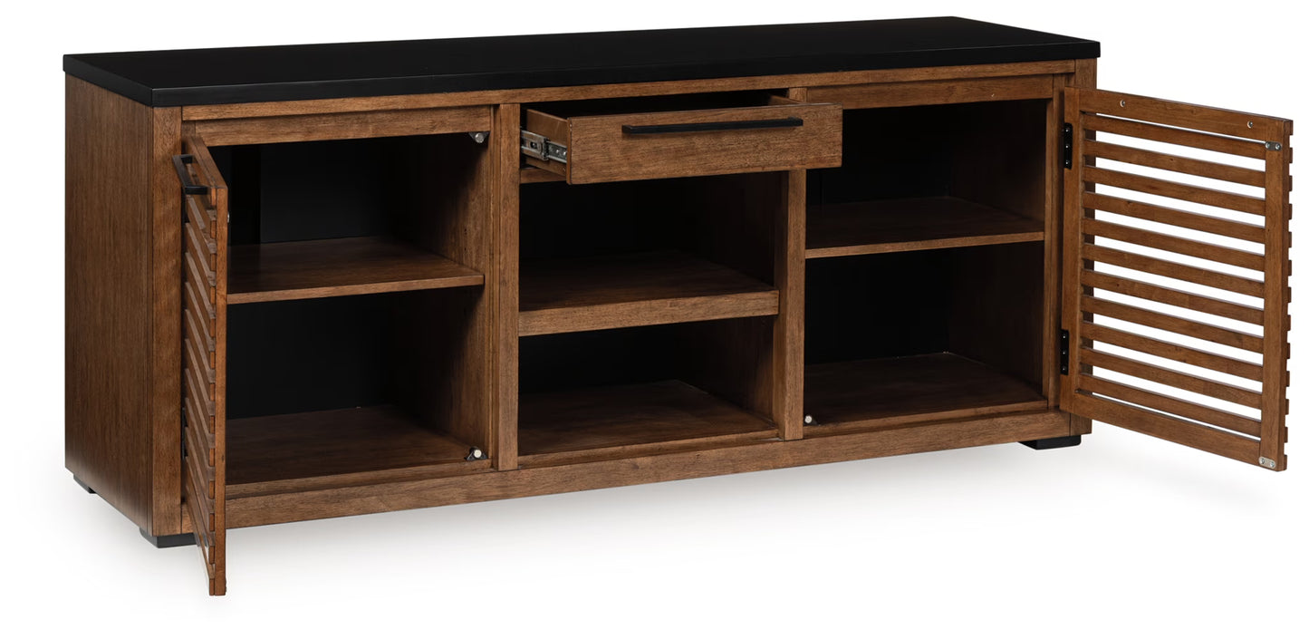 Kallari - Warm Brown / Black - Credenza