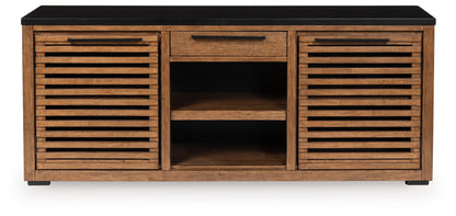 Kallari - Warm Brown / Black - Credenza