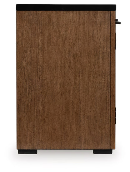 Kallari - Warm Brown / Black - Credenza