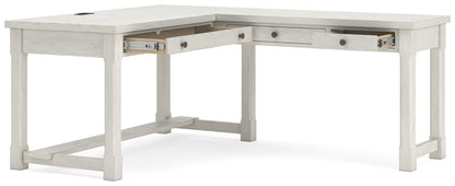 Robbinsdale - L-Shaped Home Office Desk - Antique White