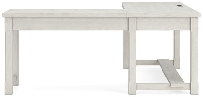 Robbinsdale - L-Shaped Home Office Desk - Antique White