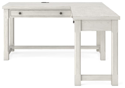Robbinsdale - L-Shaped Home Office Desk - Antique White