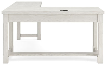 Robbinsdale - L-Shaped Home Office Desk - Antique White