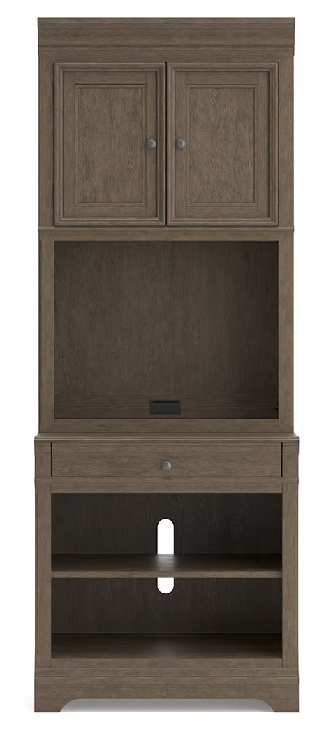 Janismore - Weathered Gray - Bookcase