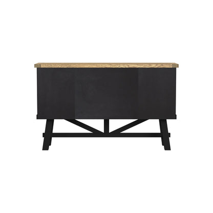 Hendricks - Server - Rustic Wheat / Raven