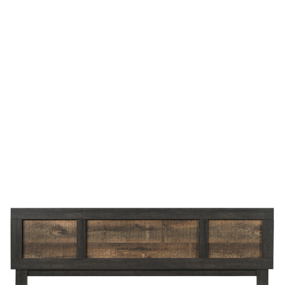 Harlington - Queen Panel Bed - Dark Chocolate