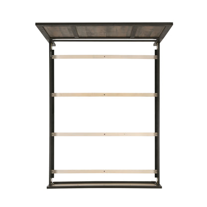 Harlington - Queen Panel Bed - Dark Chocolate