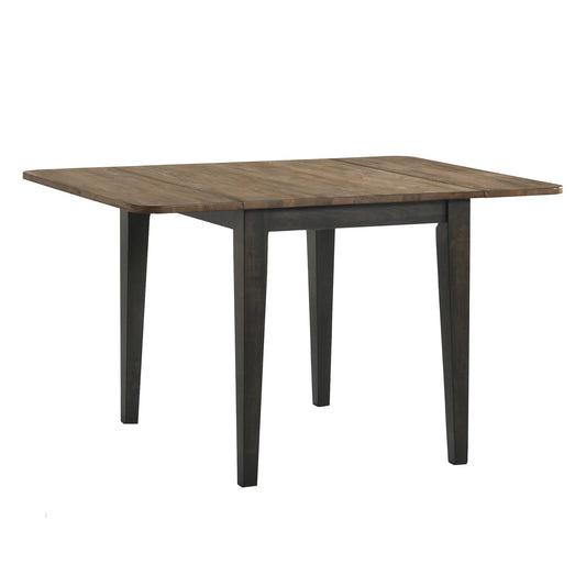 Harper - Drop Leaf Table - Brushed Brown / Pecan