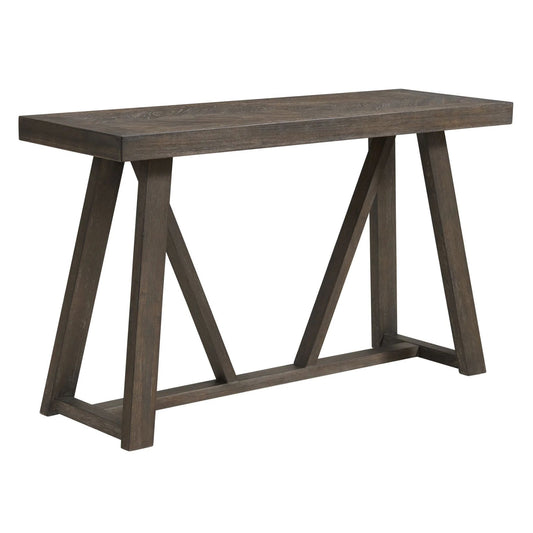 Hearst - Sofa Back Table - Reclaimed Chevron