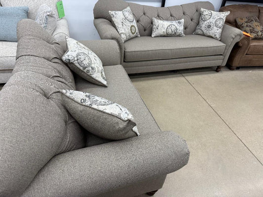 Hughes Sofa and Loveseat