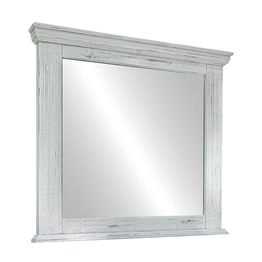 Terra White - Mirror - Distressed White