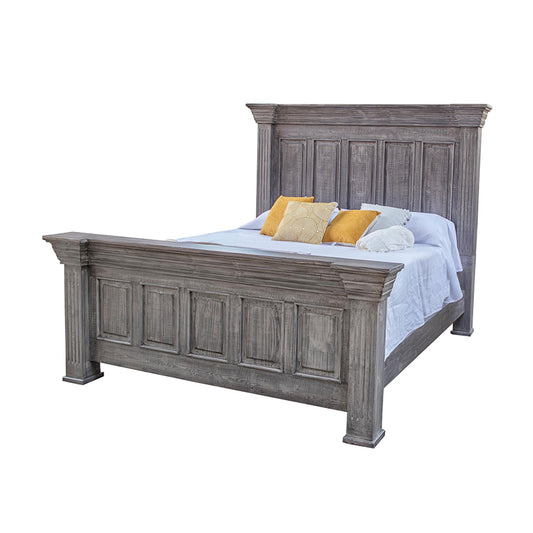 Terra Gray - Queen Bed - Gray, Dark